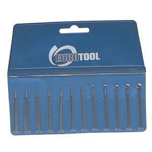 Ball Bur Set - Sizes .80 to 5.00 - 12 Pieces