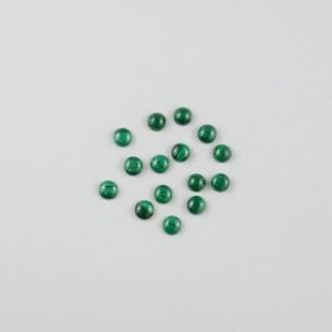 Malachite cabcochon - 12mm round