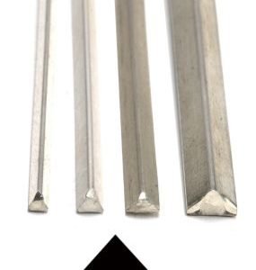 Triangle Wire - 5.46mm x 2.46mm - Sterling Silver