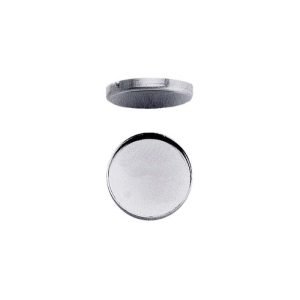 Sterling Silver - Bezel Cup - Round