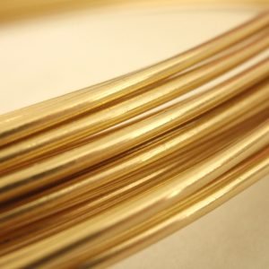 Red Brass Wire - Round