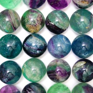 Rainbow Flourite - 10x8mm Oval