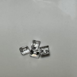 Limited Edition White Topaz - 5mm Square Faceted