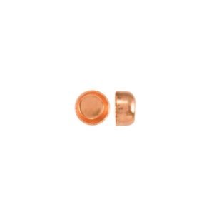 Copper 3mm Round Plain Edge Bezel Cup
